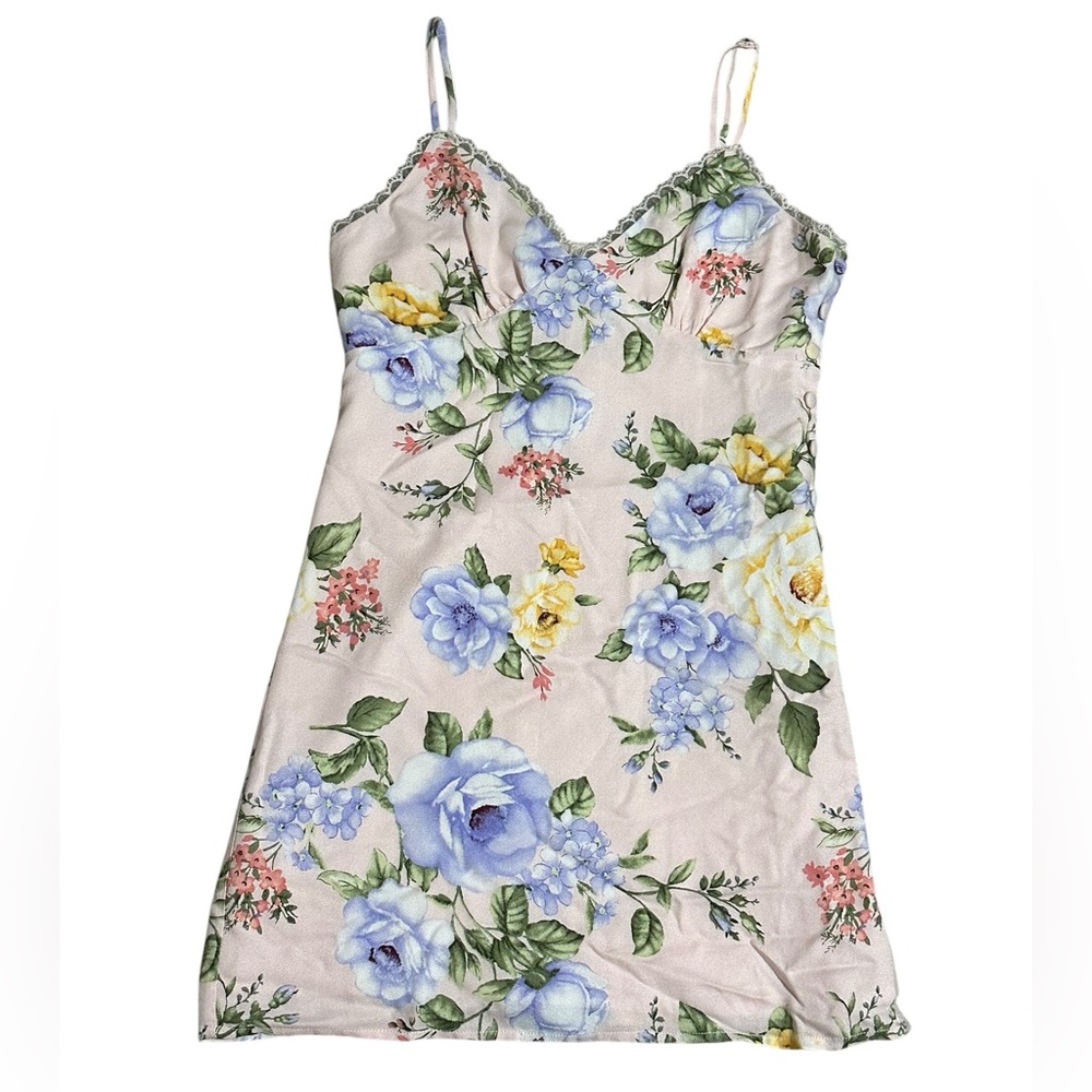 NWT Forever 21 floral mini slip dress